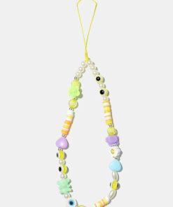 Alternative view of Beaded Cellphone Strap Keychain