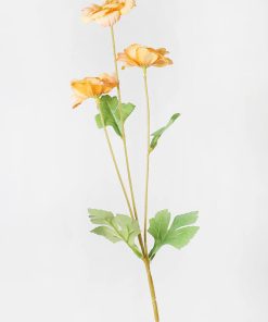 Official Key Items Artificial Flowers - Orange Gardenias