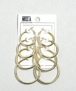Alternative view of Iconic Hoop Earrings Set