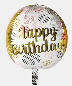 Official Key Items Party Balloon- Happy Birthday