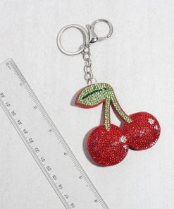 Alternative view of Sweet Cherry Sparkle Keychain
