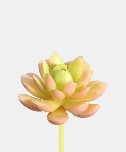 Official Key Items Artificial Succulents - Green Diamond Lotus