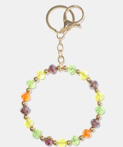 Alternative view of Multi Color Keychain Bracelet