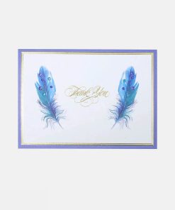 Thank You Feathers Greeting Card