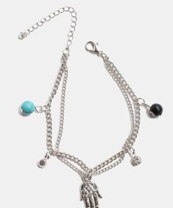 Hamsa Hand Charm Bracelet