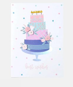 Best Wishes Cake Greeting Card
