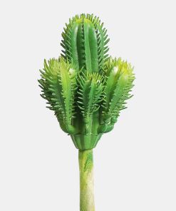 Official Key Items Artificial Succulents - Green Nine Fork Cactus