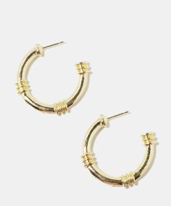 Alternative view of Open Hoop Earrings