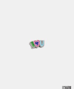 I Heart U Multi Locket Charm