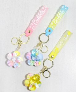 Bubble Bloom Bag Charm Keychain