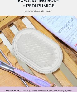 Alternative view of AOA Pumice Stone with Brush