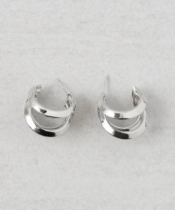 Alternative view of Triple Hoop Small Earring