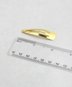 Alternative view of 12 PCS Gold Snap Hair Clips