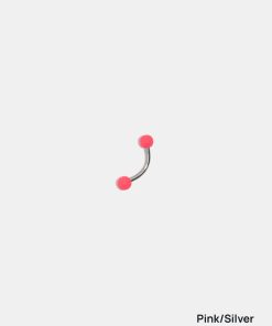 Alternative view of Miss A Body Jewelry - Acrylic Ball Curved Barbell