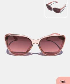 Alternative view of Semi-Transparent Cat-Eye Glasses