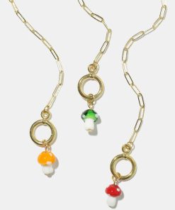 Mushroom Chain Link Bracelet
