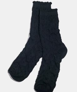Alternative view of Miss A Knitted Heart Crew Length Premium Socks