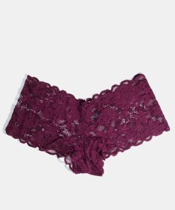 Maroon Lace Cheeky