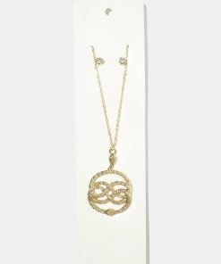 Alternative view of Snake Medallion & Earring Set
