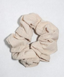 Sandstone Textured Oversized Hair Scrunchie