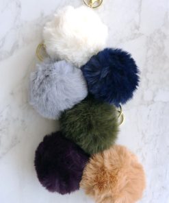 Pom Pom Keychains