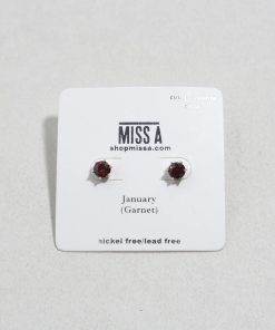 Birthstone Stud Earrings