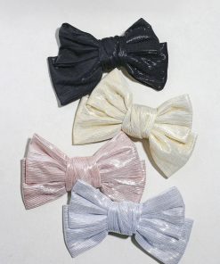 Lumière Sheen Bow Hair Clip