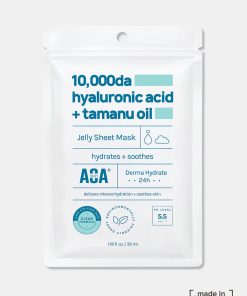 AOA Skin 10,000da Hyaluronic Acid + Tamanu Oil Sheet Mask