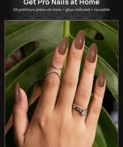 Alternative view of AOA Pro Press-On Nails: Cold Brew