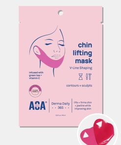 AOA Skin Chin Lifting Mask for V-Line Shaping – Green Tea + Vitamin C