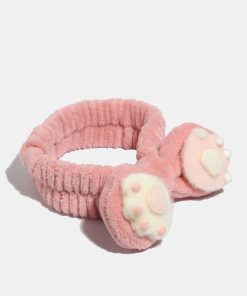 Purrfect Plush Paw Spa Headband
