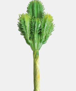 Alternative view of Official Key Items Artificial Succulents - Green Nine Fork Cactus