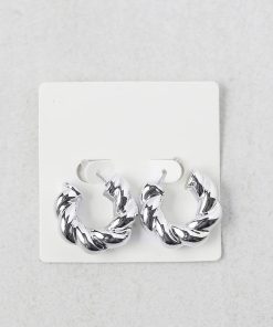 Twisted Open Hoop Earring