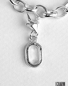 Letter O Dangle Charm