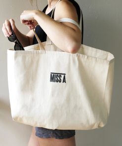 Miss A Canvas Tote