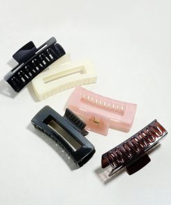 Modern Rectangle Hair Claw Clip