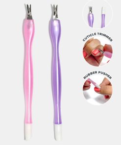 AOA 2-in-1 Cuticle Trimmer + Rubber Pusher