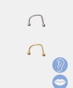 Miss A Body Jewelry - C-Shaped Barbell Monroe