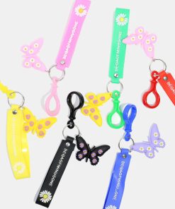 Colorful Butterfly Keychain