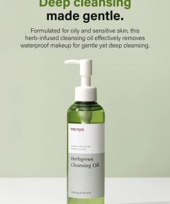 Alternative view of ma:nyo Herb Green Cleansing Oil 200ml