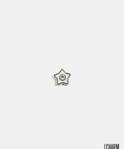 Star Rhinestone Locket Charm