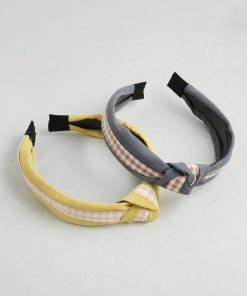 Gingham Knotted Headband