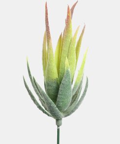 Official Key Items Artificial Succulents - Green Tiger Skin Aloe
