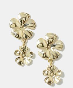Metal Flower Earrings