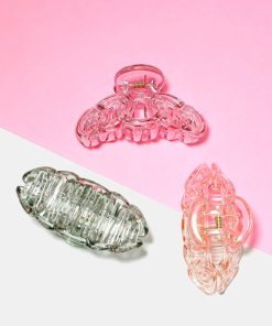 Transparent Linked Circle Jaw Clip