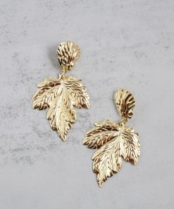 Maple Leaf Dangle Earrings