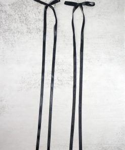 2 PC Long Thin Bow Hairclips