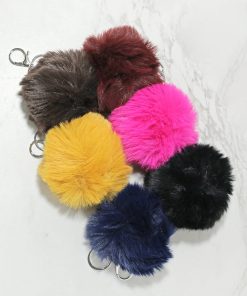 Bold Pom Pom Keychains