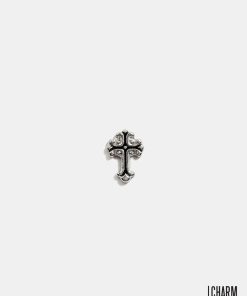 Vintage Silver Cross Locket Charm