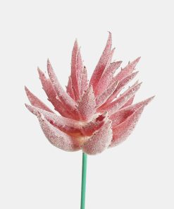 Official Key Items Artificial Succulents - Pink 5 Layered Aloe